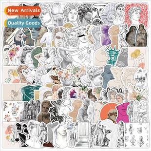 100 pieces of art sculpture graffiti stickers book bag penci