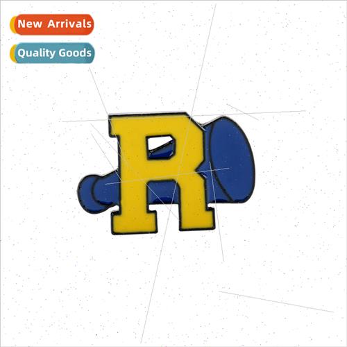 New Riverdale R letter drop oil brooch pin badge American dr