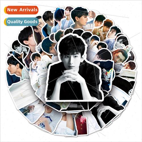 50 star g Yi luggage stickers creative waterproof suitcase n