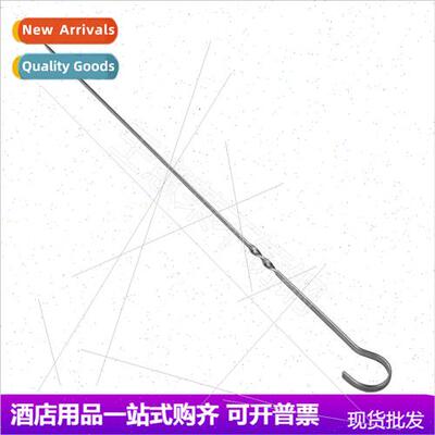 9 hook flat stick stainless steel grill hook stick thick bar