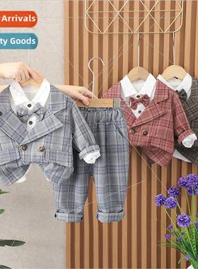 Boys suit suit new spring and fall fashionable baby fashiona