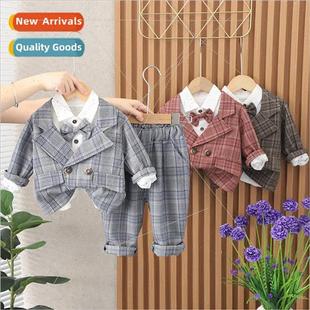 spring and fall Boys baby new fashionable fashiona suit