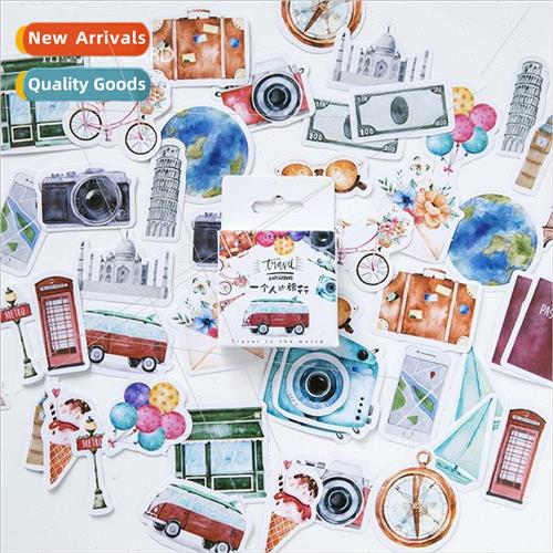 Boxed Stickers Traveling Alone Handbook Album Decorative Sti