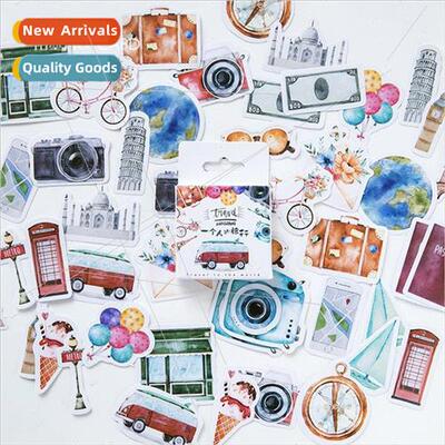 Boxed Stickers Traveling Alone Handbook Album Decorative Sti