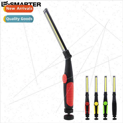 New COB rechargeable LED foldable overhaul light with magnet