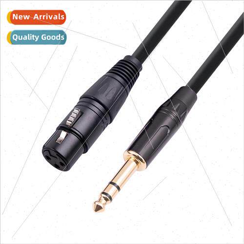 48V Power 1/4 TRS 6.35 Male to Ca Female Balanced XLR Mixer