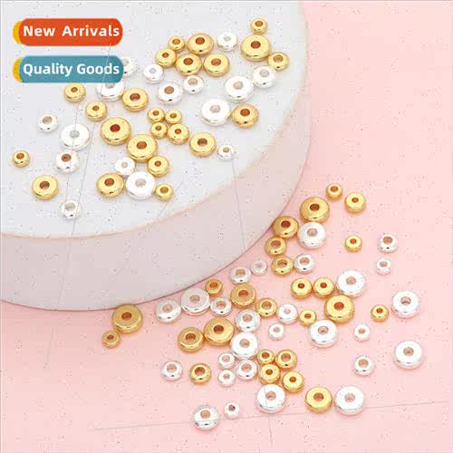 Copper-plated 14K gold-plated gold beads color preservation