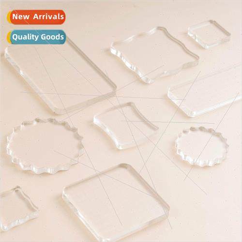 Stamp handle acrylic plate diary stamp accessories DIY tools