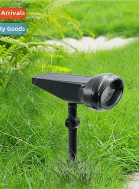 Solar integrated spotlight 4LED projector light multifunctio