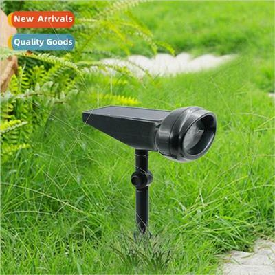 Solar integrated spotlight 4LED projector light multifunctio