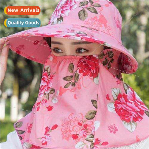 Hat female summer sun hat sunscreen large brim cycling sun h