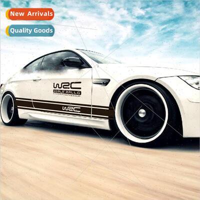 Car waistline stickers WRC stickers body stickers pull flowe