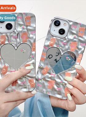 Love Mirror Bow Bear 适用 iPhone 12/13 Case 11 Apple 14ProMa