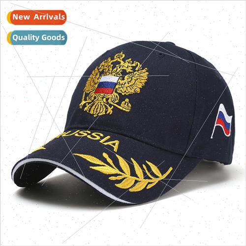 New Hundred embroidered Russian national emblem baseball cap
