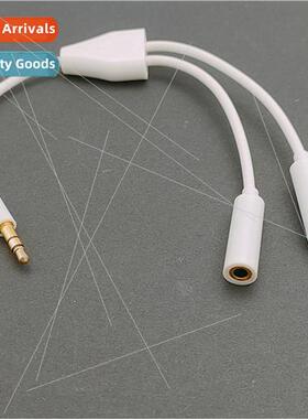 Audio couple line headphones one point two audio cable 3.5 f