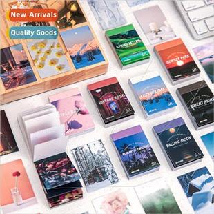 Walking retro bean creative book series Stickers earth