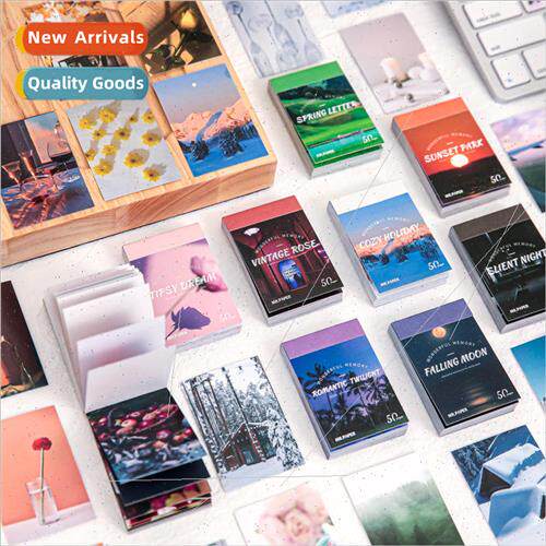 Stickers bean book Walking on earth series creative retro in