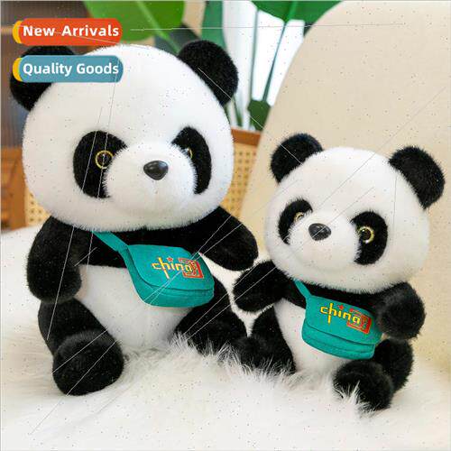 New Chinese panda doll plush toy backpack small panda doll c