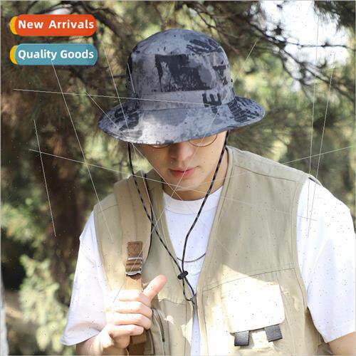 Mountain system camping drawstring fisherman hat sunscreen s