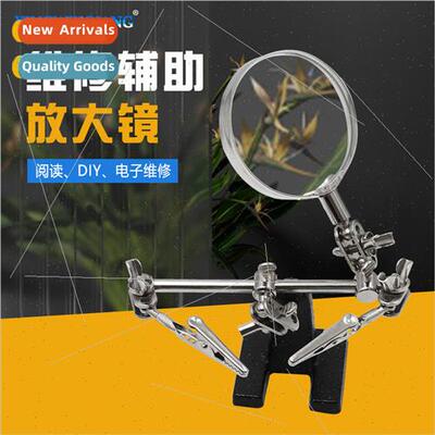 Alligator Clip Magnifier Auxiliary Clip Magnifier 2.5x Holde