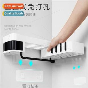 No-Punch Restroom Storage and Organization Shelf Bathroom No