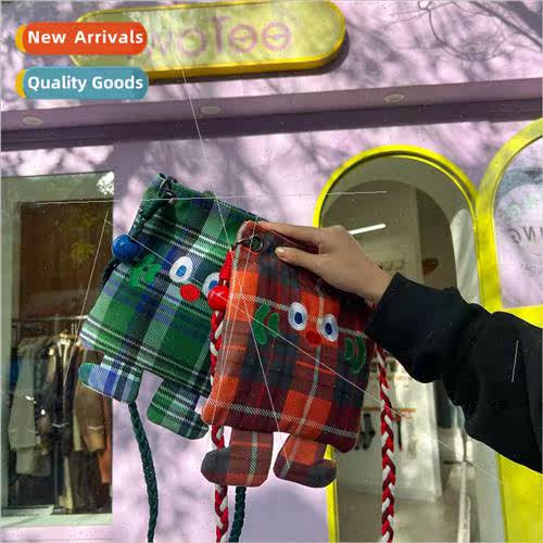 Korea small fresh quirky crossbody bag 2023 new cartoon cute