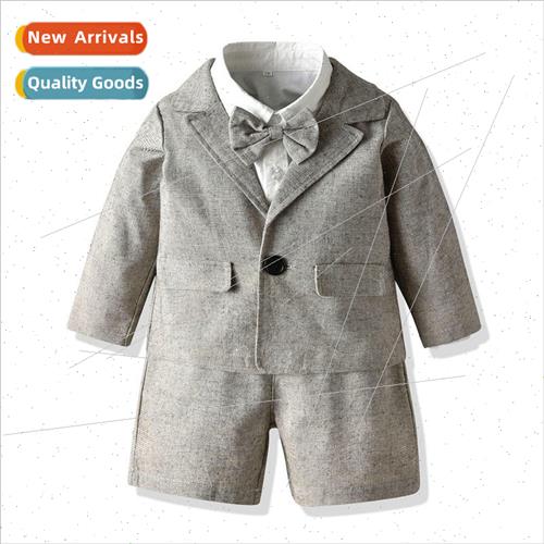 2020 childrens clothing new boys suit suit three-piece summe