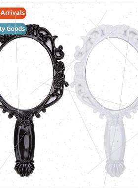 butterfly retro makeup mirror  round three-dimensional relie