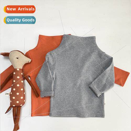 Childrens autumn and winter high neck a class cotton bottomi