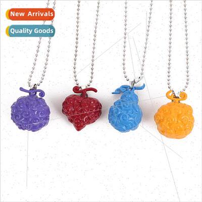 Pirate King Lo Ace ffy Devil Fruit Necklace Straw Hat Rubber