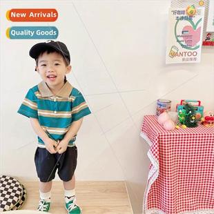 shirt clothes short str dry sleeved quick Childrens summer