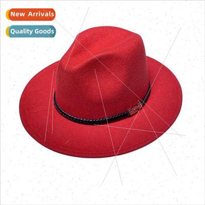 Autumn and winter hats Ladies new tweed bowler hat solid col