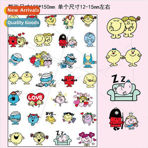 Mr. Strange and Miss Wonderful Cartoon Stickers Handbook Sti