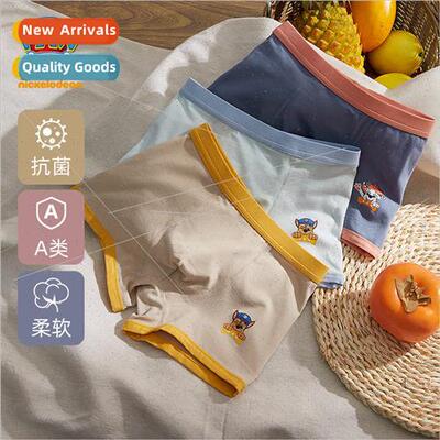 Woof team childrens underpants boys flat baby four corner un