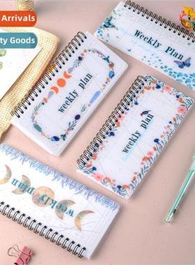 Small Fresh Wreath Moon Phase Tearable Weekly Planner Agenda