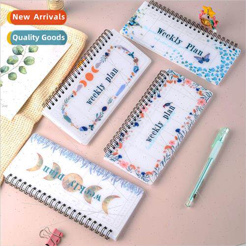 Small Fresh Wreath Moon Phase Tearable Weekly Planner Agenda