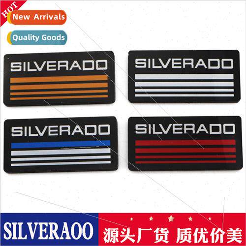 适用 CHEVROLET SILVERADO acrylic tuning decals square fender