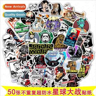 50 Star Wars Graffiti Stickers Superhero Skateboard Motorcyc