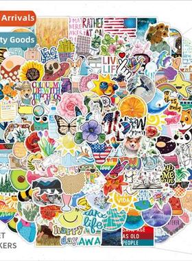 200 ins small fresh graffiti stickers luggage notebook refri