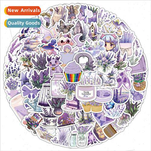 100 cartoon lavender doodle childrens notebook stationery sc