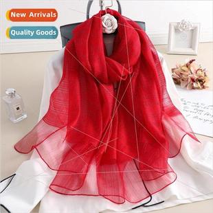 Wool Fas and Womens Scarf Plaid New Autumn Spring 2023