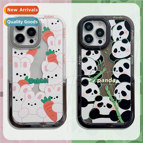 ins Cute Bamboo Panda 适用 iPhone 14ProMax Case Apple 13/12P