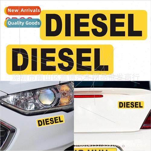 D-976 alphabet small car sticker JDM car headlight reflector