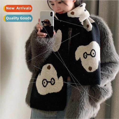 Scarf female autumn and winter with soft warm dual-use scarf