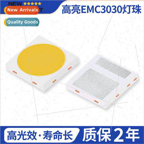 EMC3030 Lamp Beads 3V 6V1W Dual Crystal 2630 Chip High Brigh