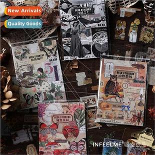 mountain wind series Sticker ins island creative basic book