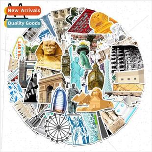 cartoon graffiti stickers laptop decoratio bike landmarks