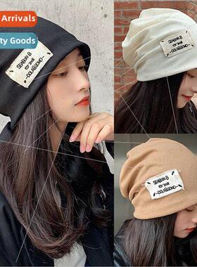 Spring and Autumn section of black hat female ins hundred wi