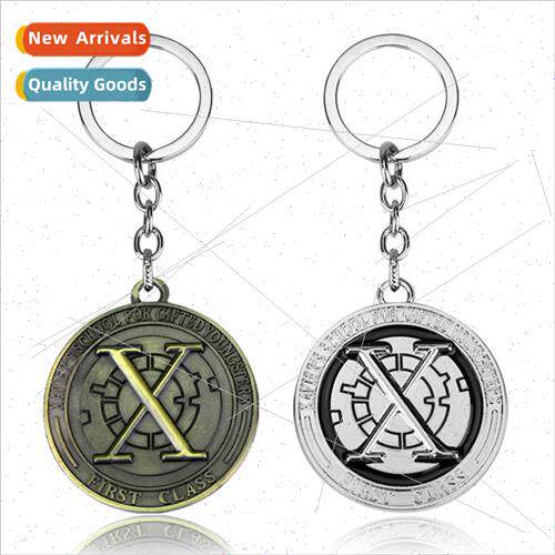 Movie around Marvel heroes X-Men logo keychain car pendant k