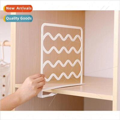 Closet compartment divider closet bookcase clothes baffle or